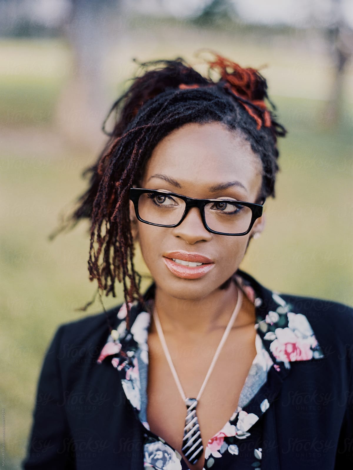 African American Female Hipster by Stocksy Contributor Marlon