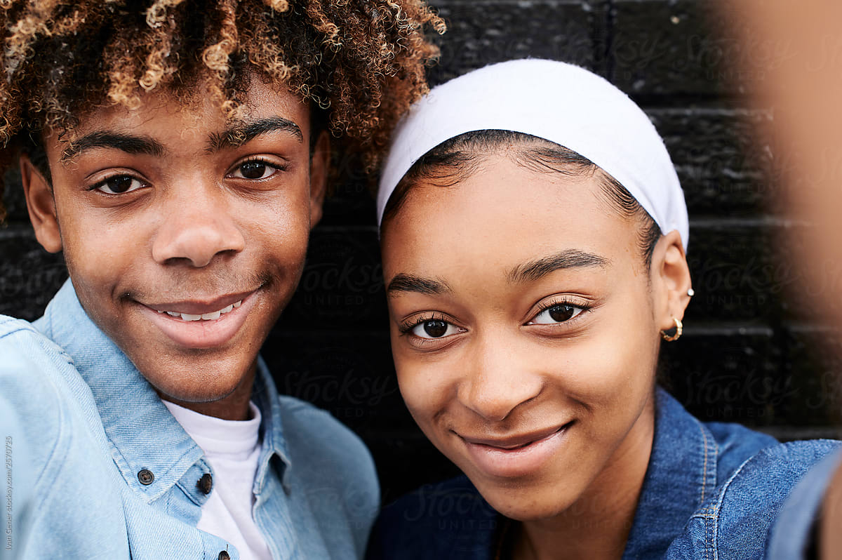 Multiracial Couple Selfie By Ivan Gener Teenager Love 