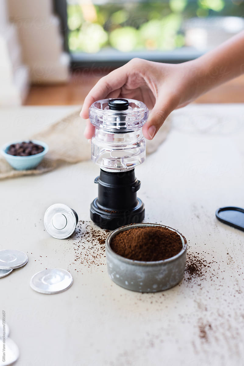 refillable coffee pod device
