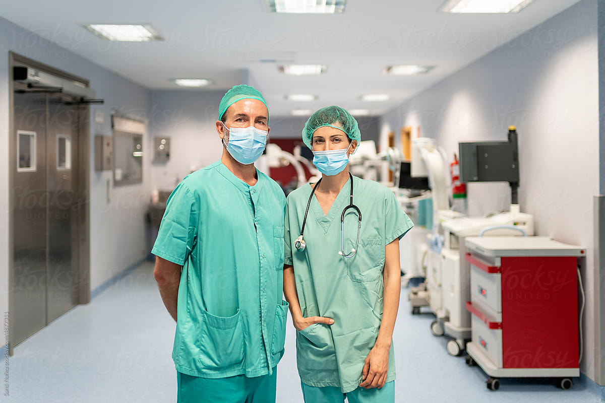 Portrait of two doctors