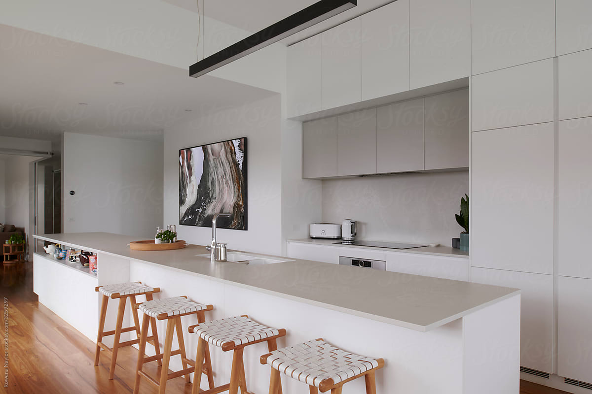 Kitchen interior in luxury home