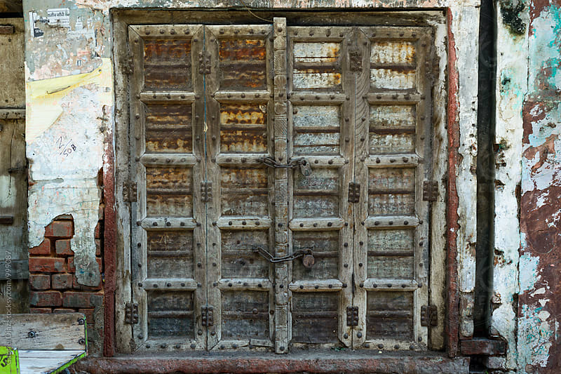 A Doorway at a traditional house in India