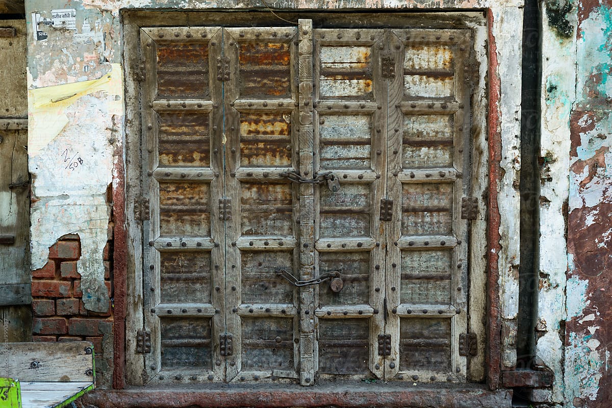 A Doorway at a traditional house in India