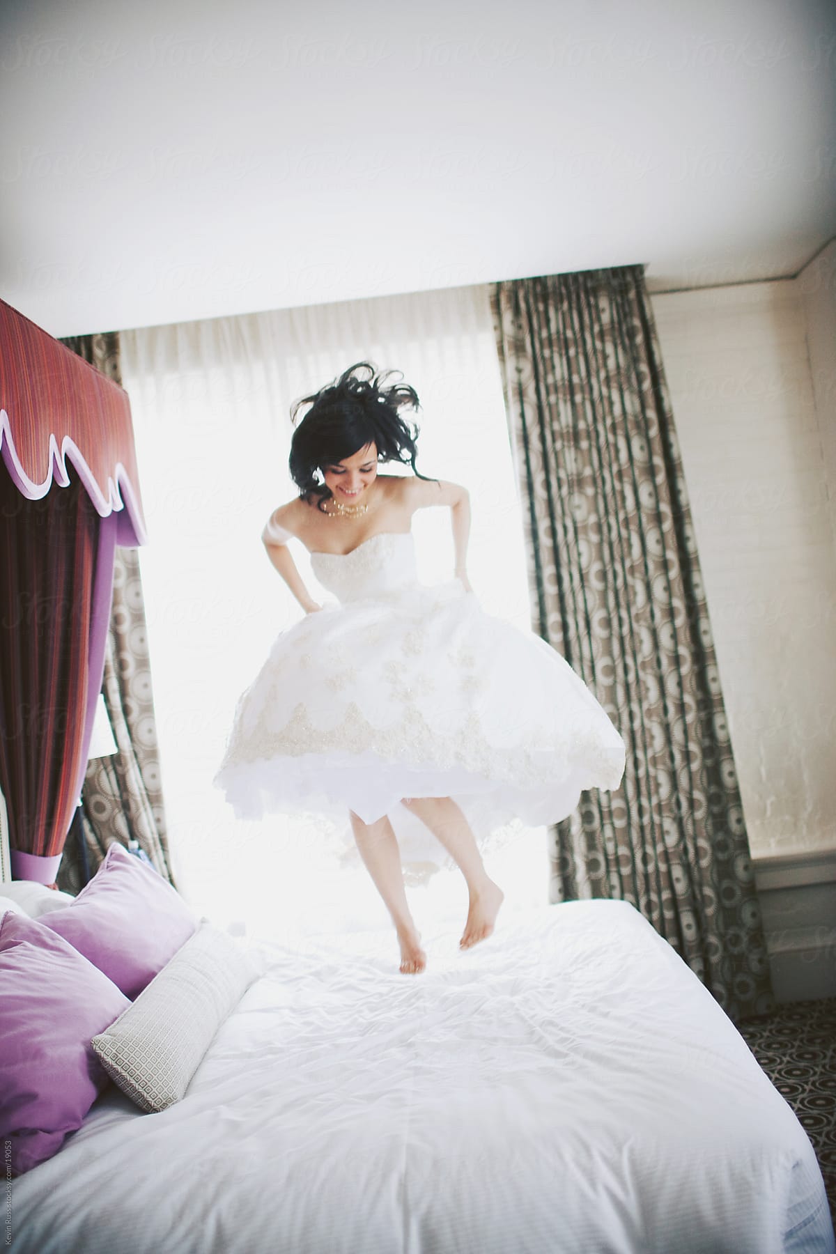 Bed Jumping Bride