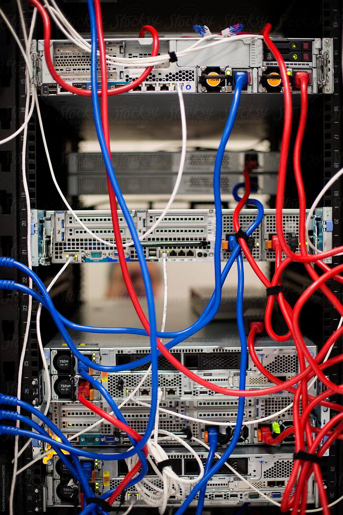 Network Server Computers and Cables
