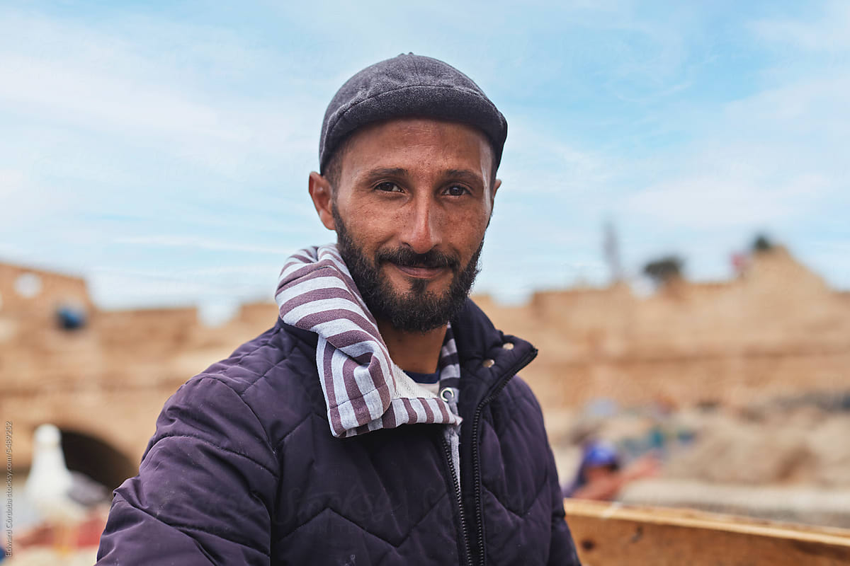 Portrait of a Moroccan fisherman