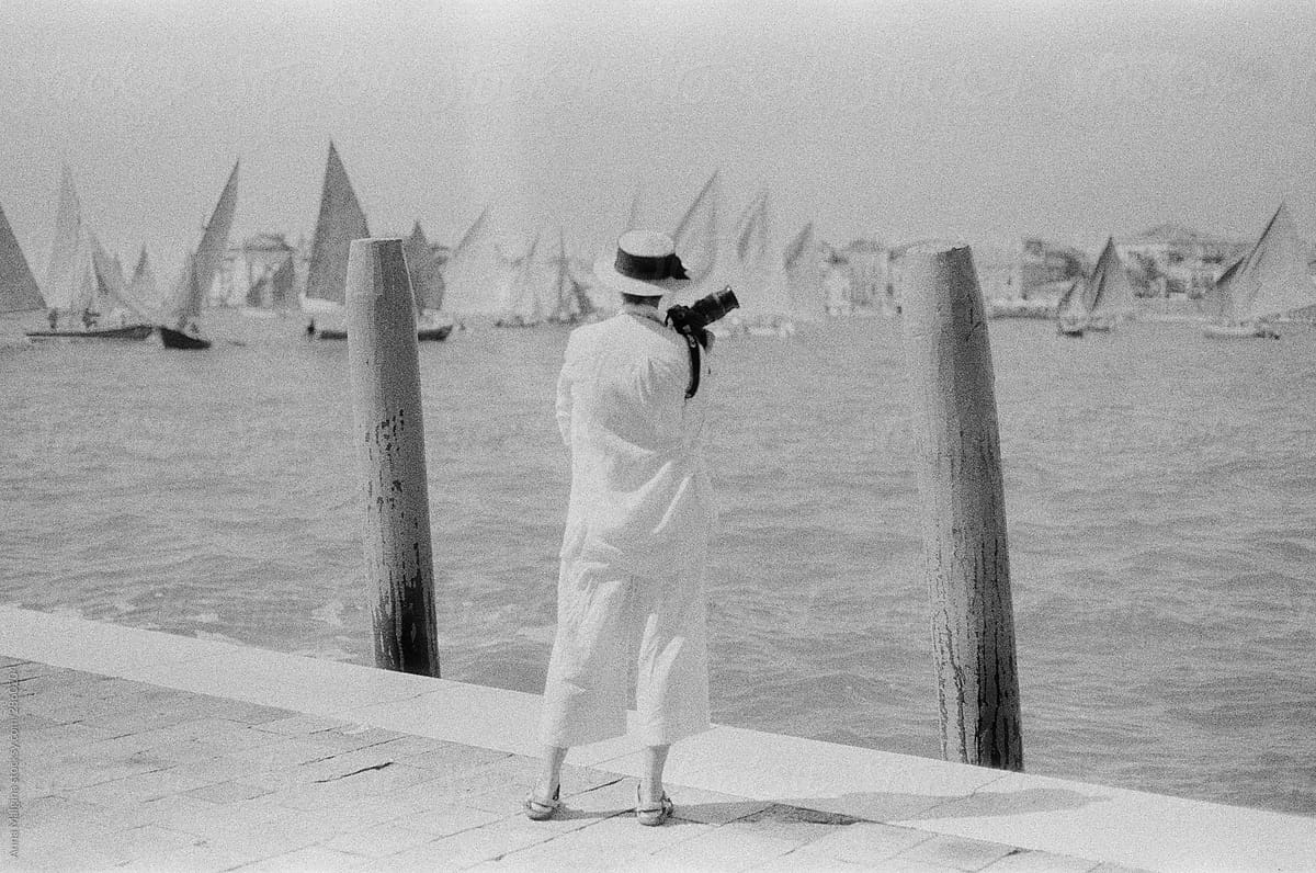 An anonymous photographer in Venice