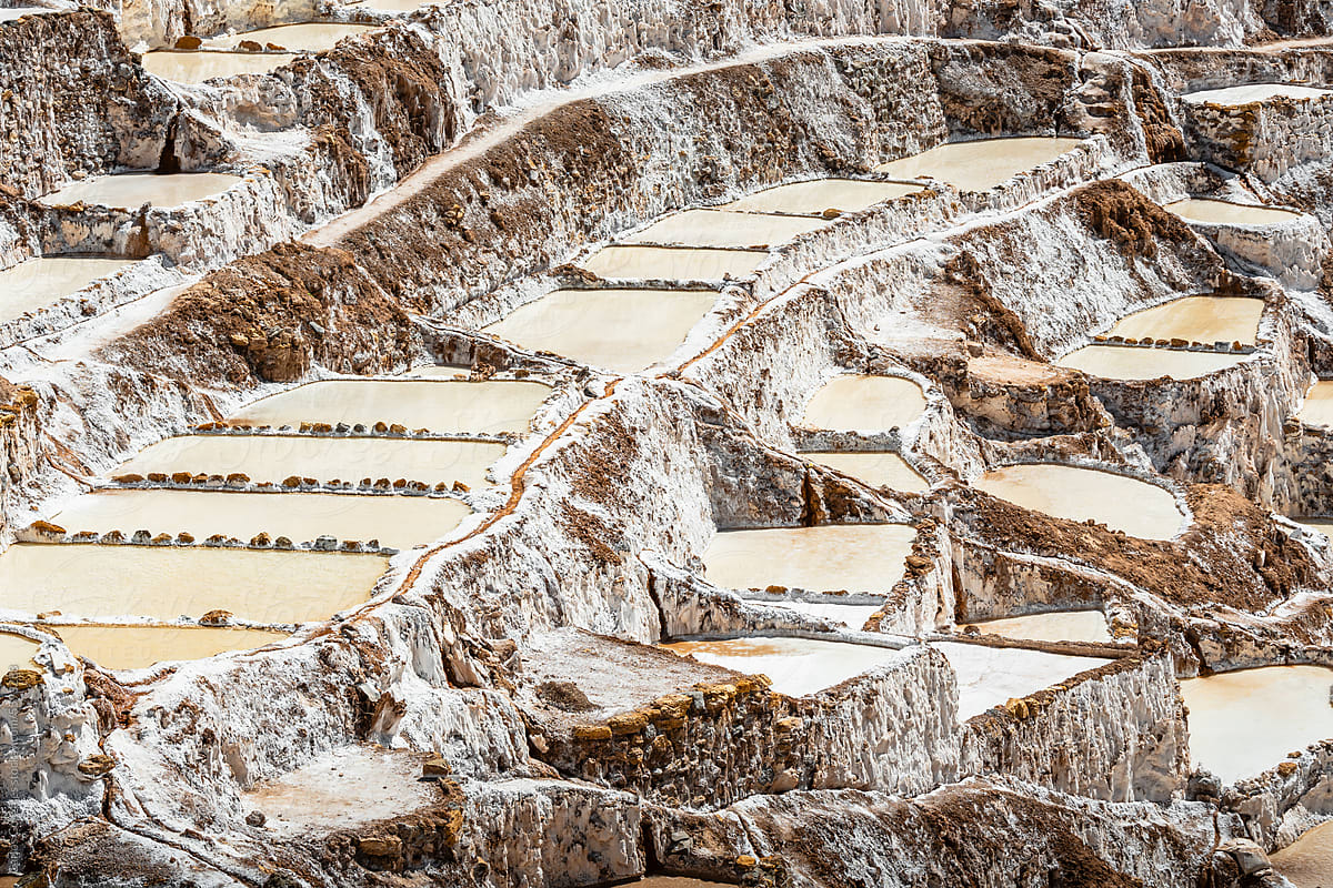 Salt Mines in Maras Cusco Peru