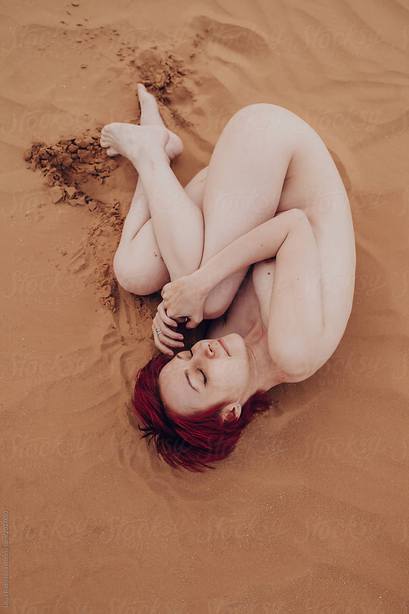 Nude Female Daydreaming In Desert By Stocksy Contributor Liliya Rodnikova Stocksy