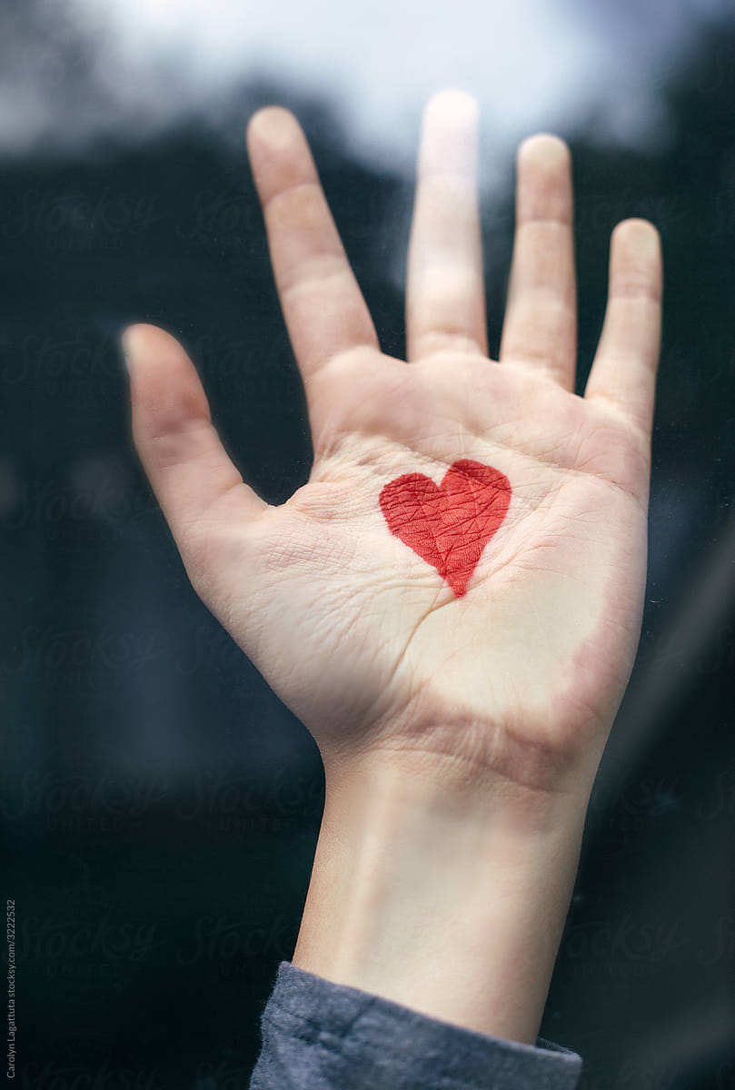 Hand with a heart