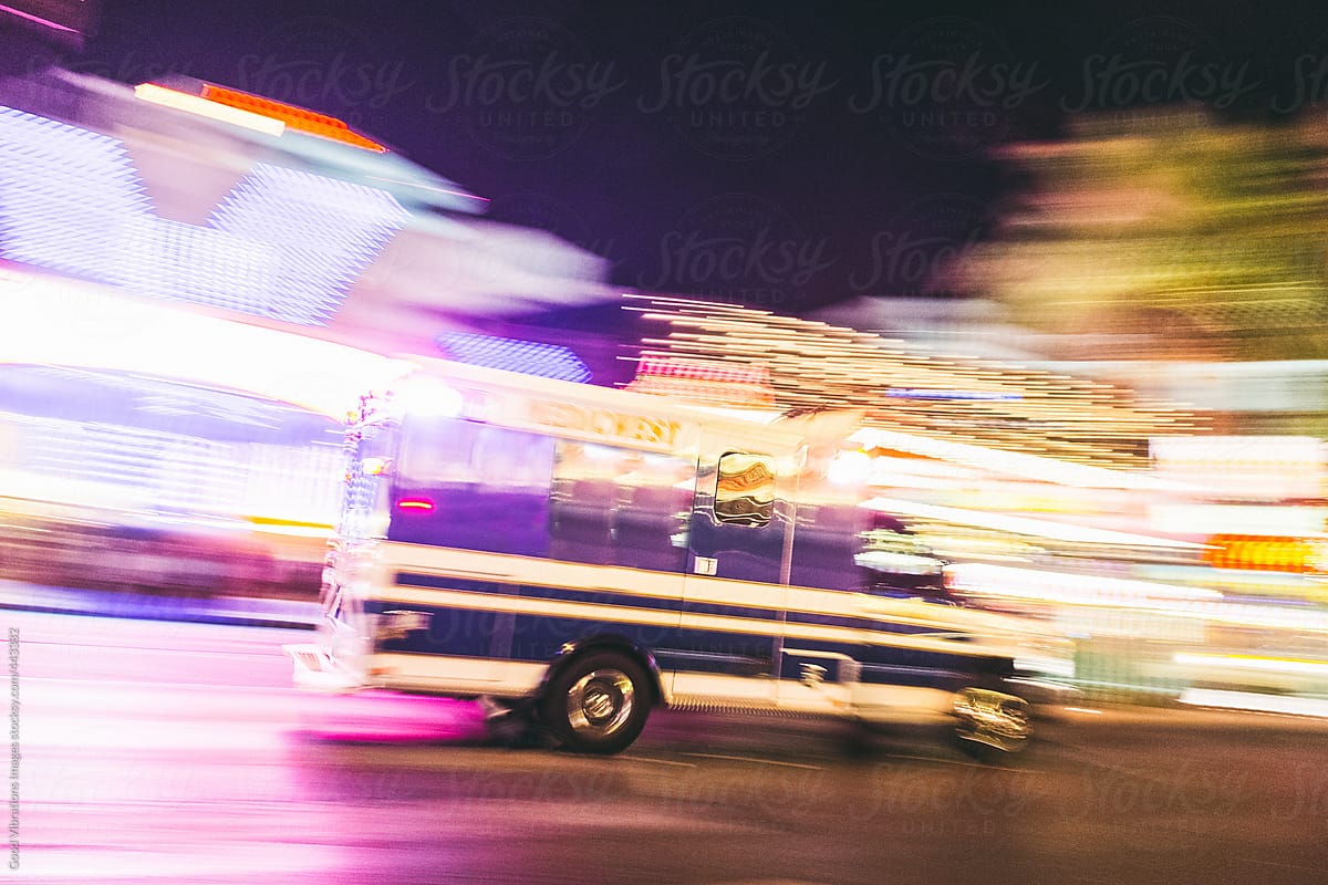 Ambulance at night