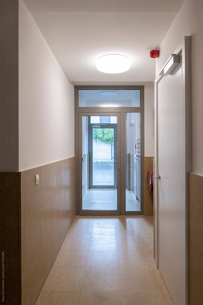 hallway and door