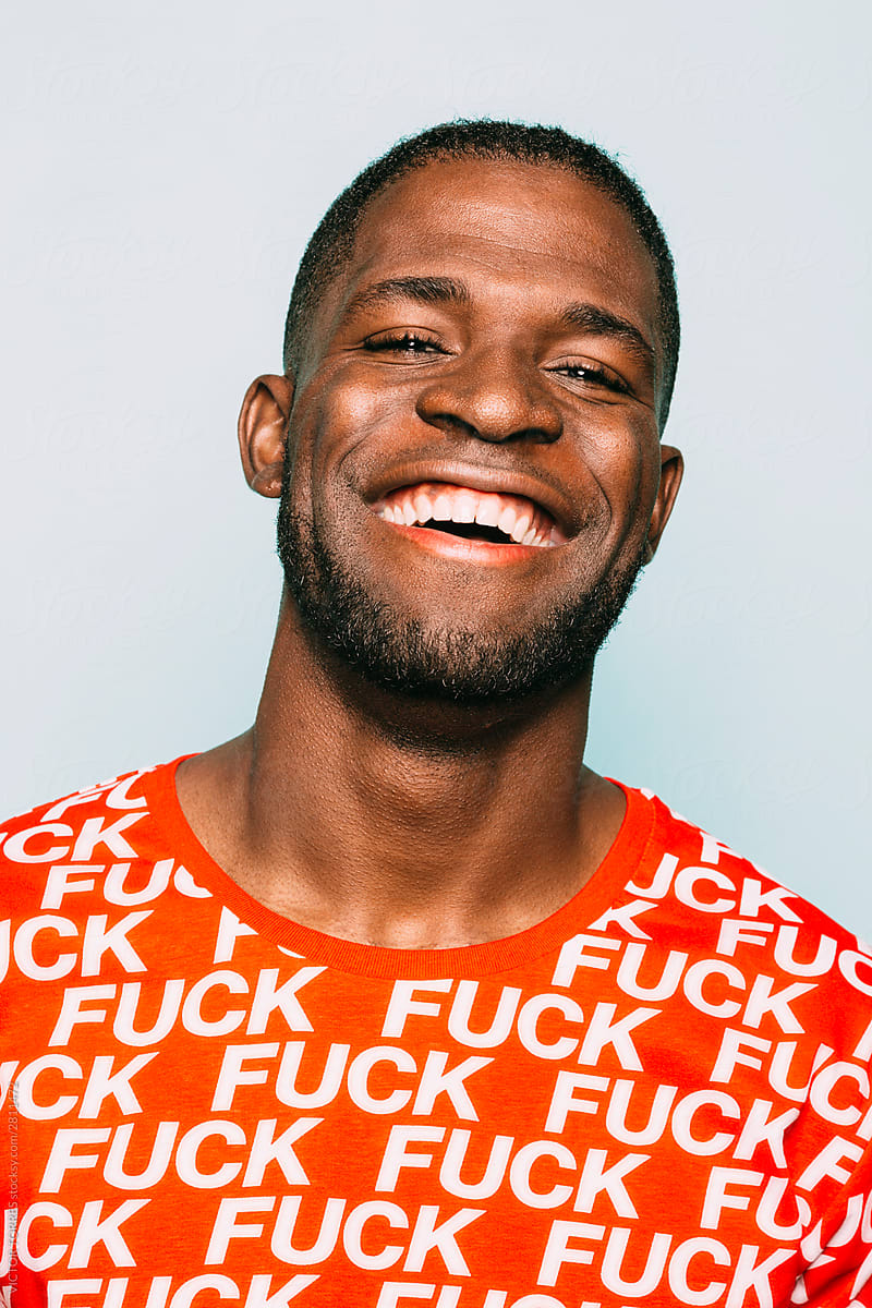  Portrait Of Happy Black Man In The Studio By Stocksy Contributor