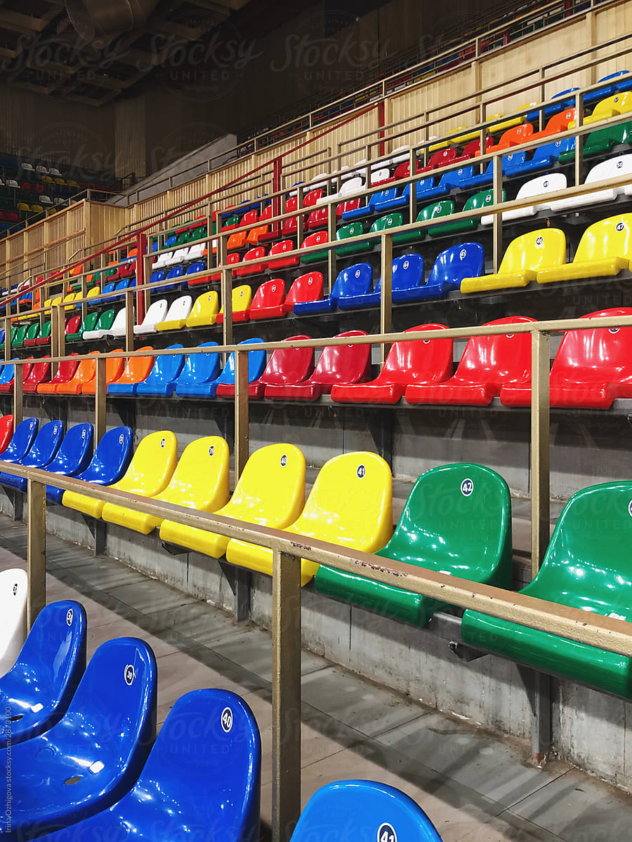 Multi-colored seats