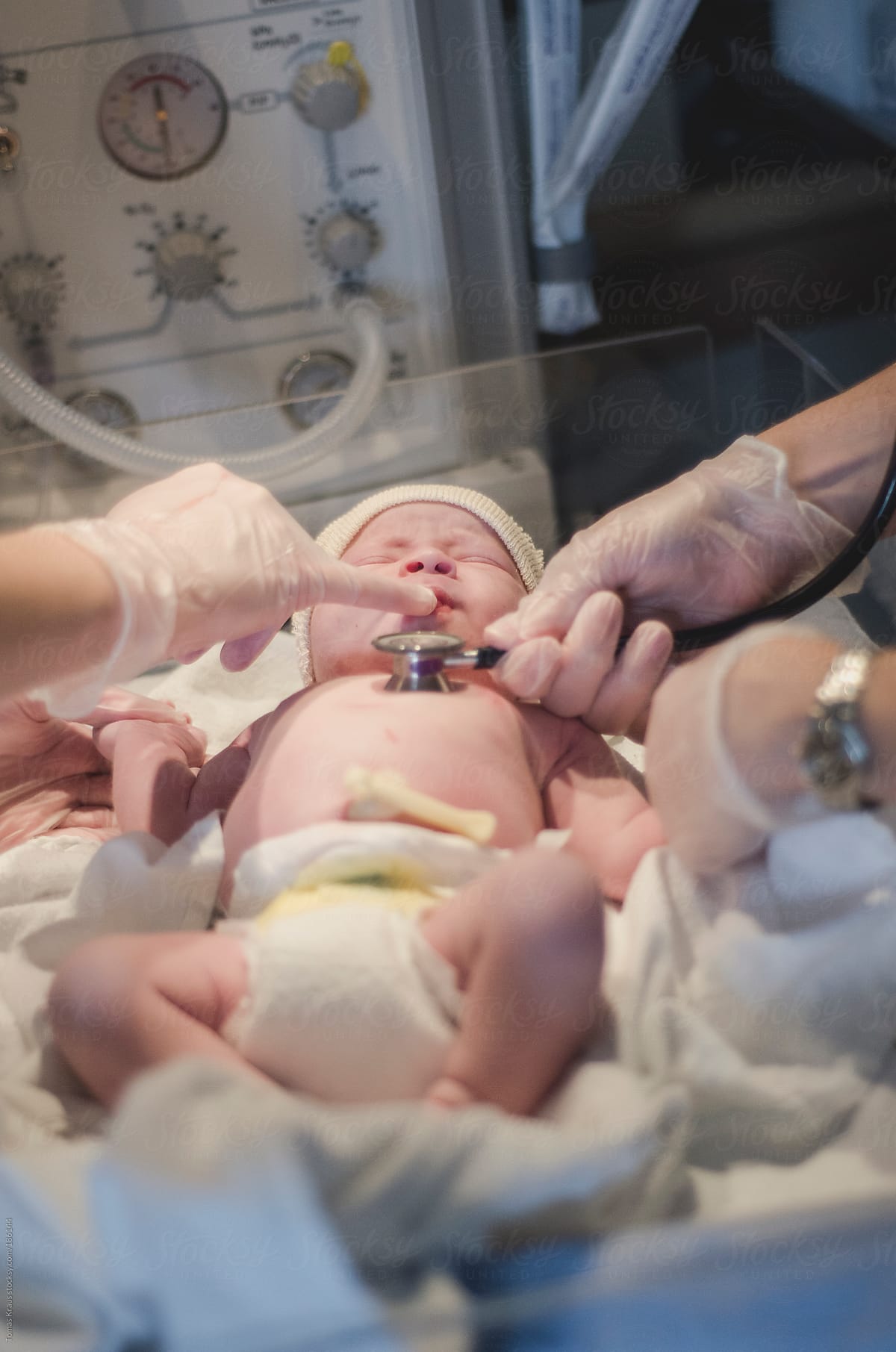 A Newborn Baby is Assessed in the Moments After Birth