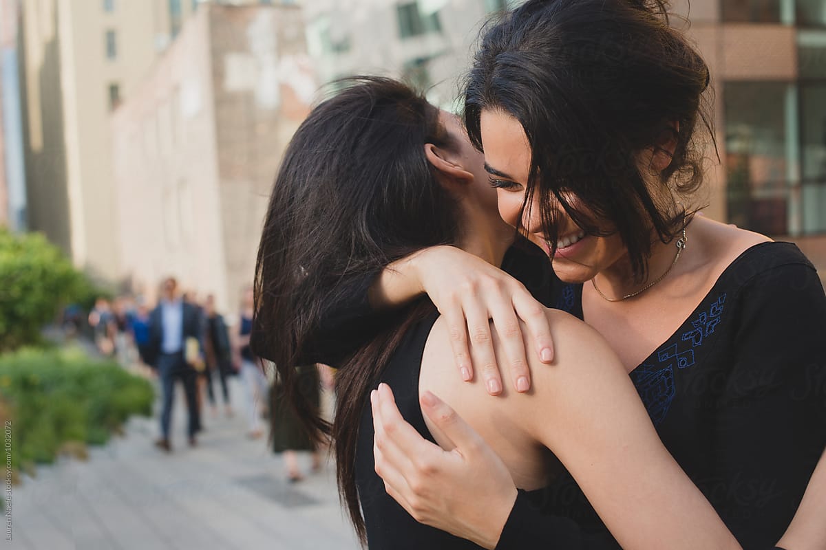 Female Friends Hugging By Stocksy Contributor Lauren Lee Stocksy 