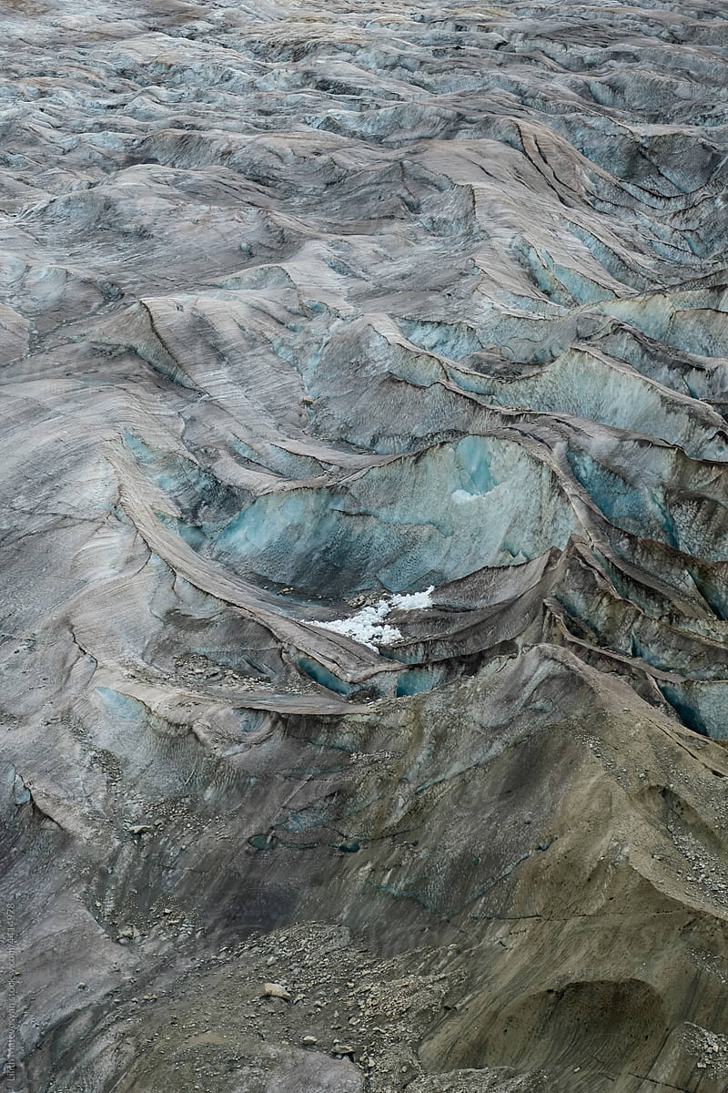 Rugged Glacier Ice