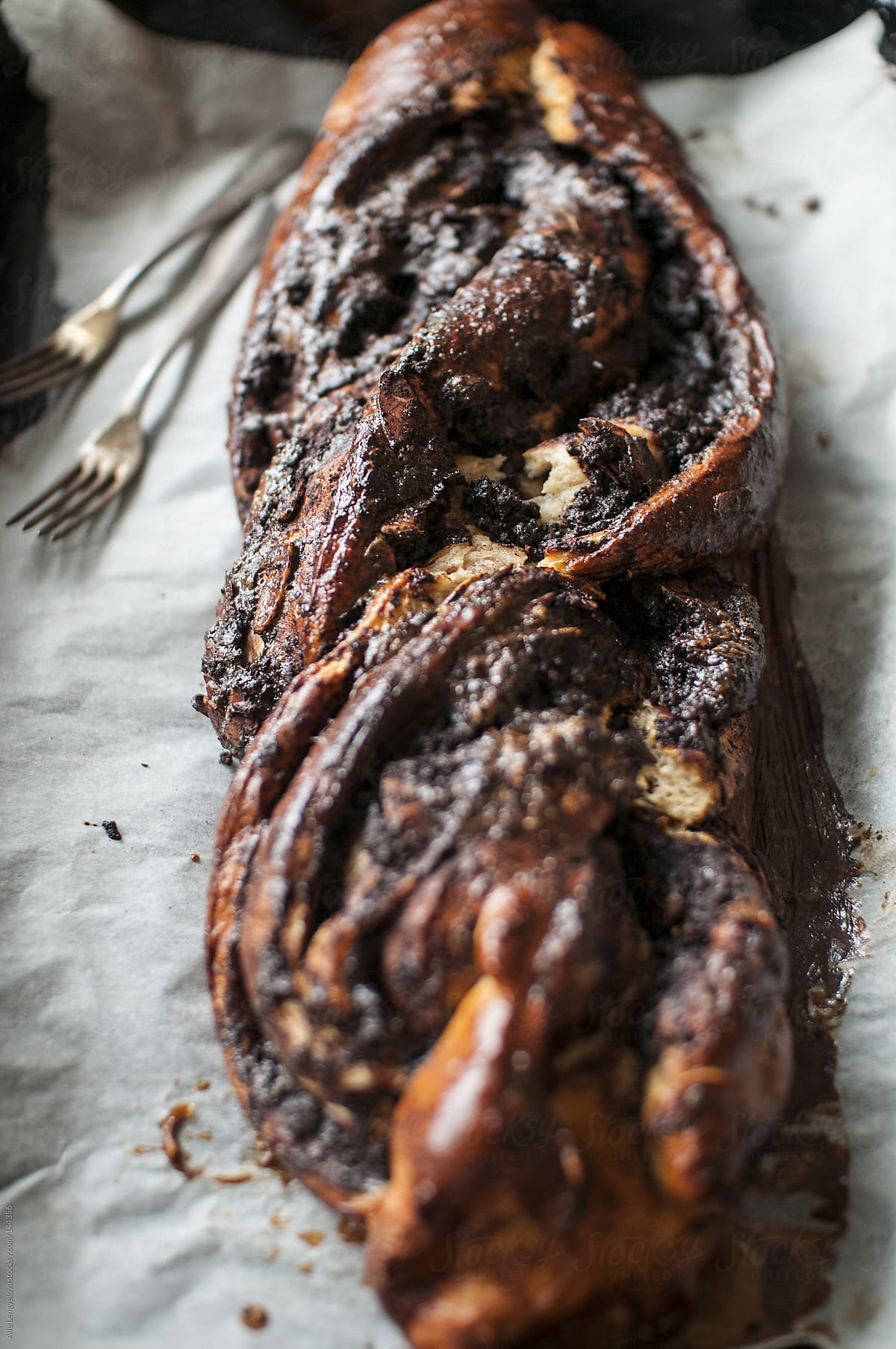 Mexican Chocolate Braided Bread