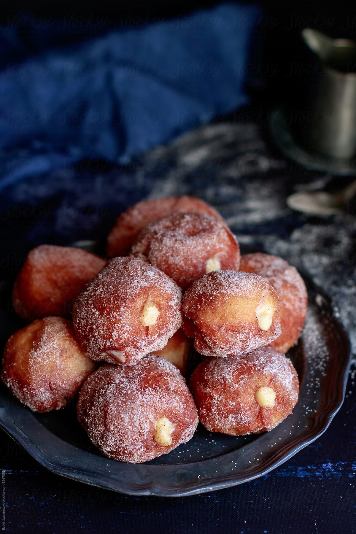 Homemade mini donuts