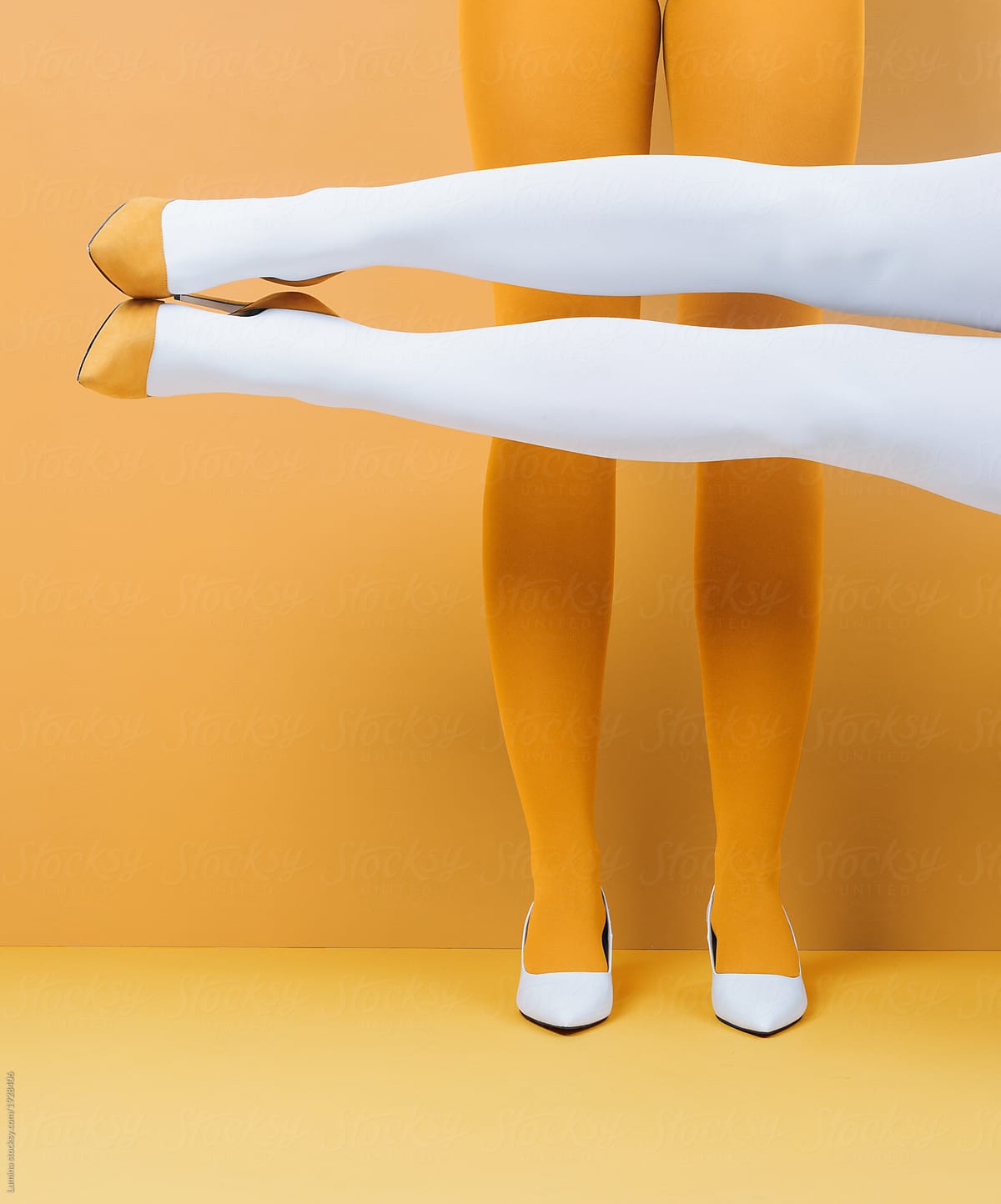 Women's Legs in Stiletto