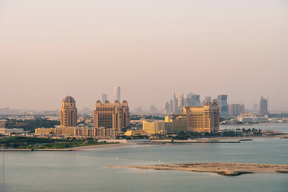 Doha Skyline at Golden Hour