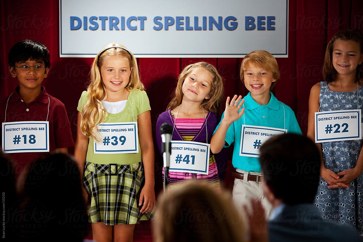 Spelling: Kids Waiting to Start Spelling Bee