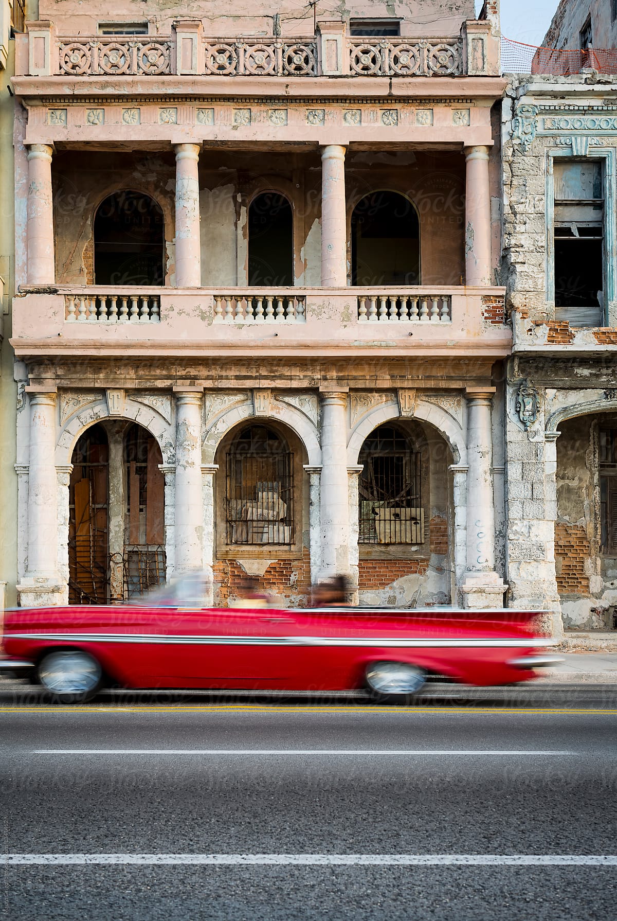 Vintage American car in Cuba