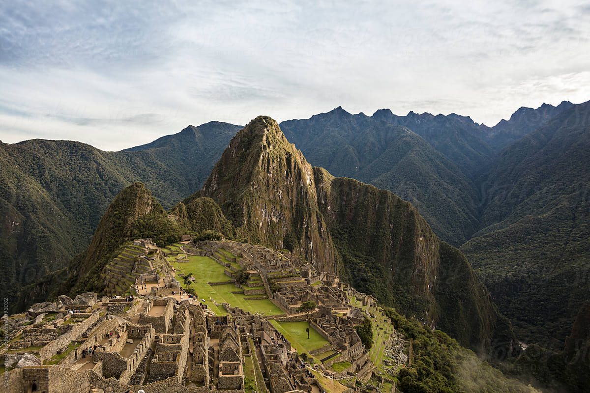 Machu Picchu, Inca Ruins, UNESCO World Heritage Site, Peru, Sout