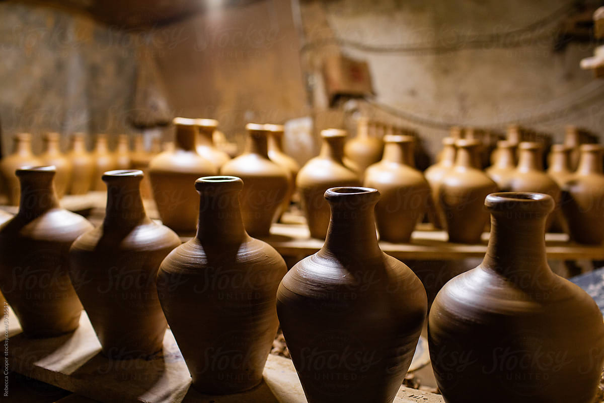 Rows of Vases