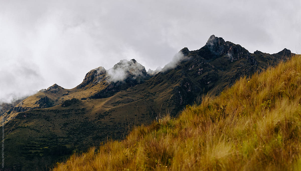 High Andes Mountain Panorama