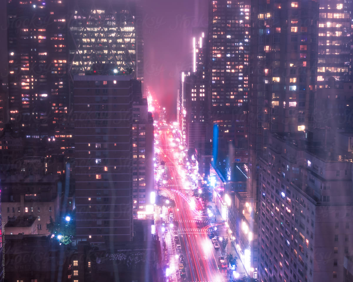 Late New York Rainy Night