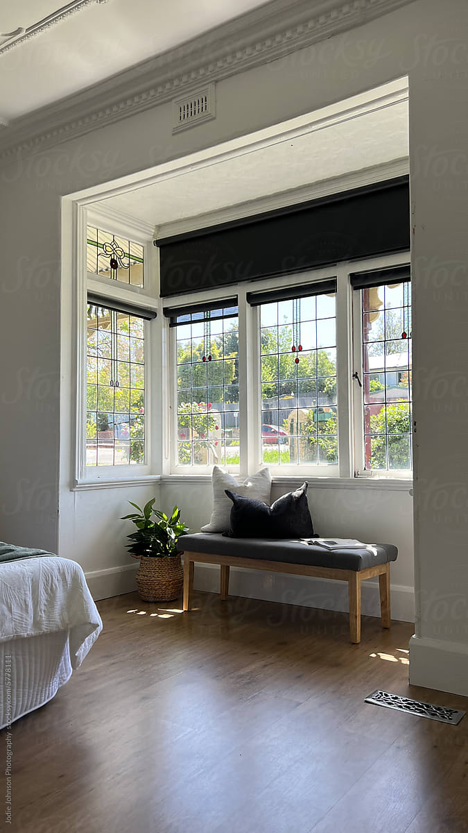Bay bedroom window in a character home
