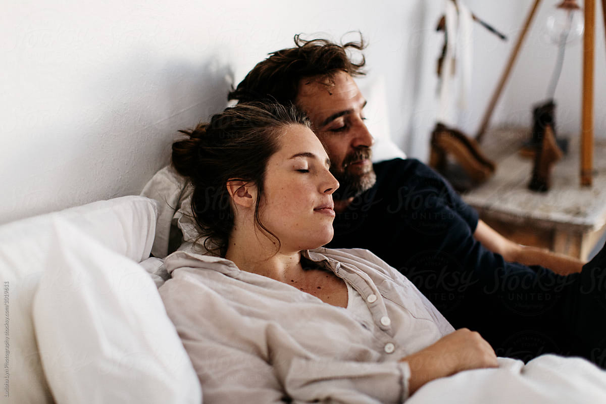 Man And Woman In Bed By Stocksy Contributor Latisha Lyn Photography Stocksy 