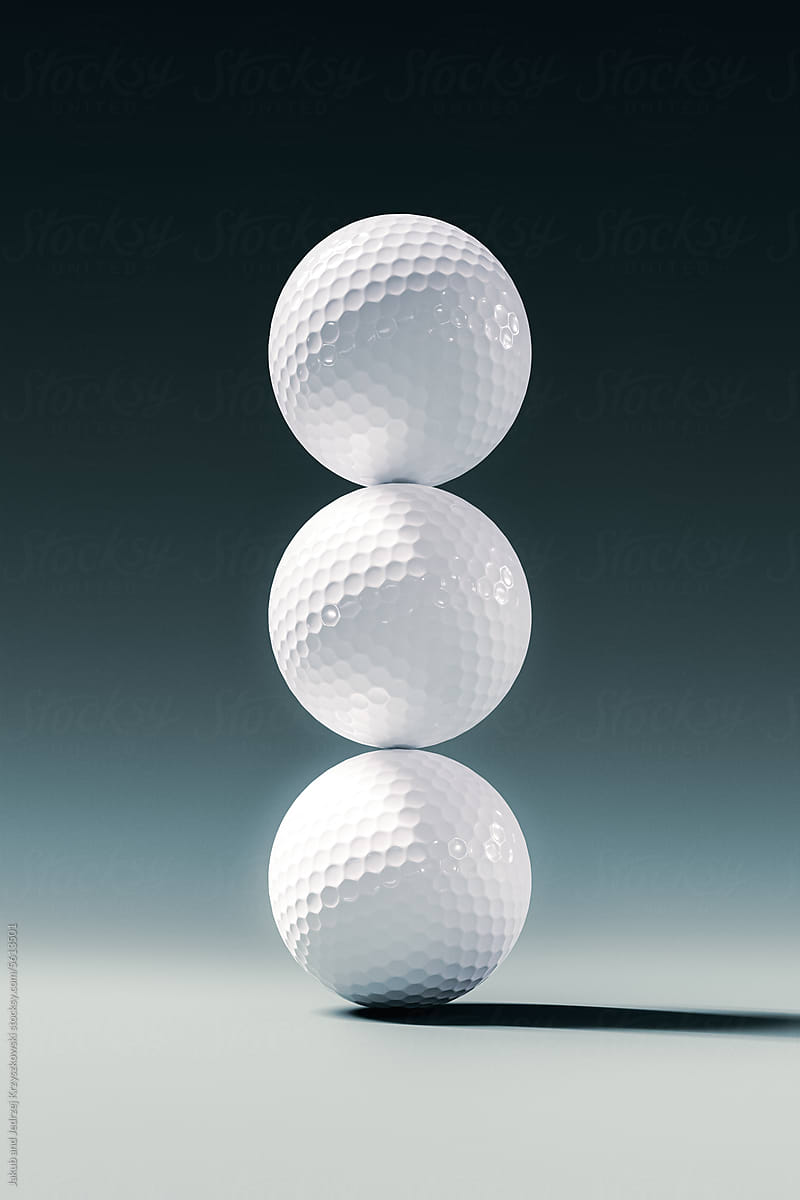The pile of Golf Balls