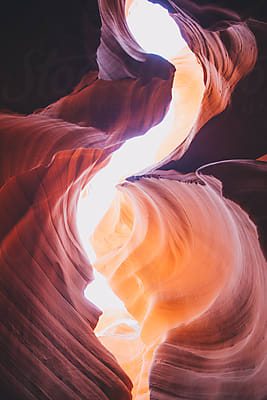 Beam Of Light Shining On Man by Stocksy Contributor Jake Elko - Stocksy