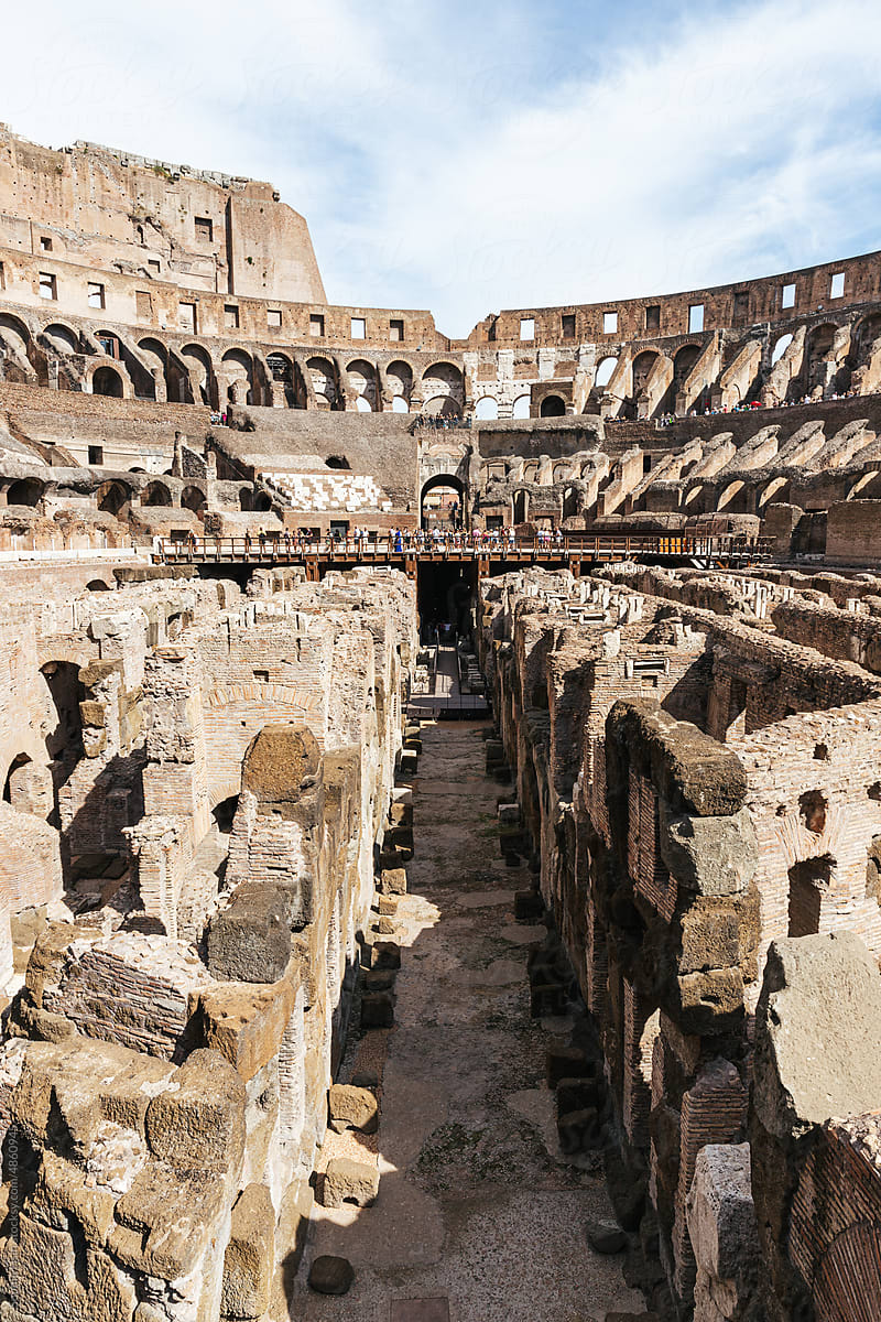 Inside view of the colosseum