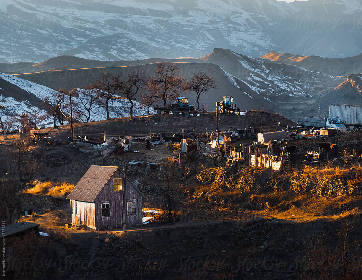 Small mountain village
