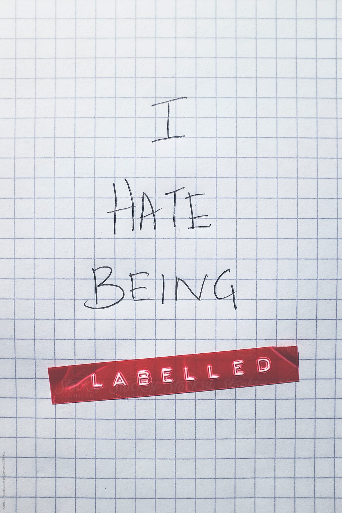 I HATE BEING LABELLED!