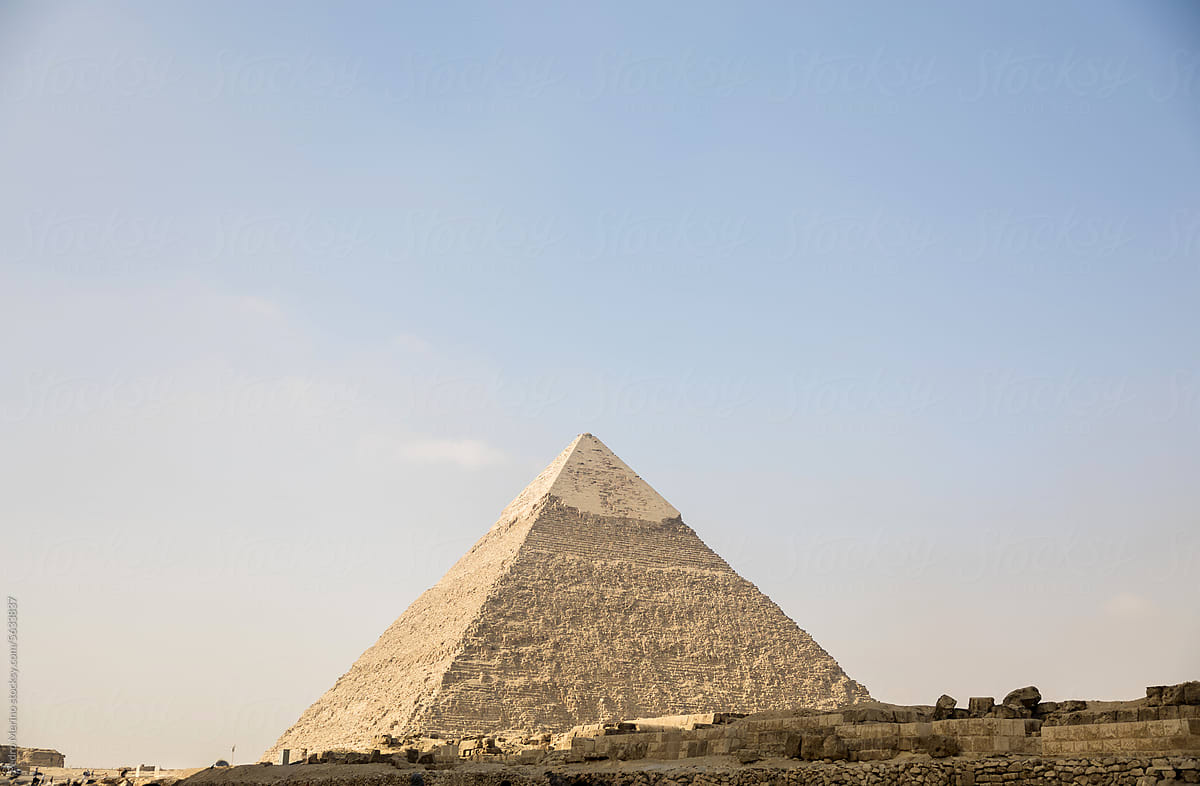 Pyramid of Khafre, Egypt.
