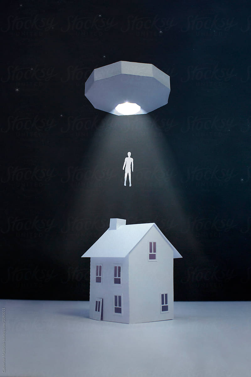 Alien Abduction from paper home