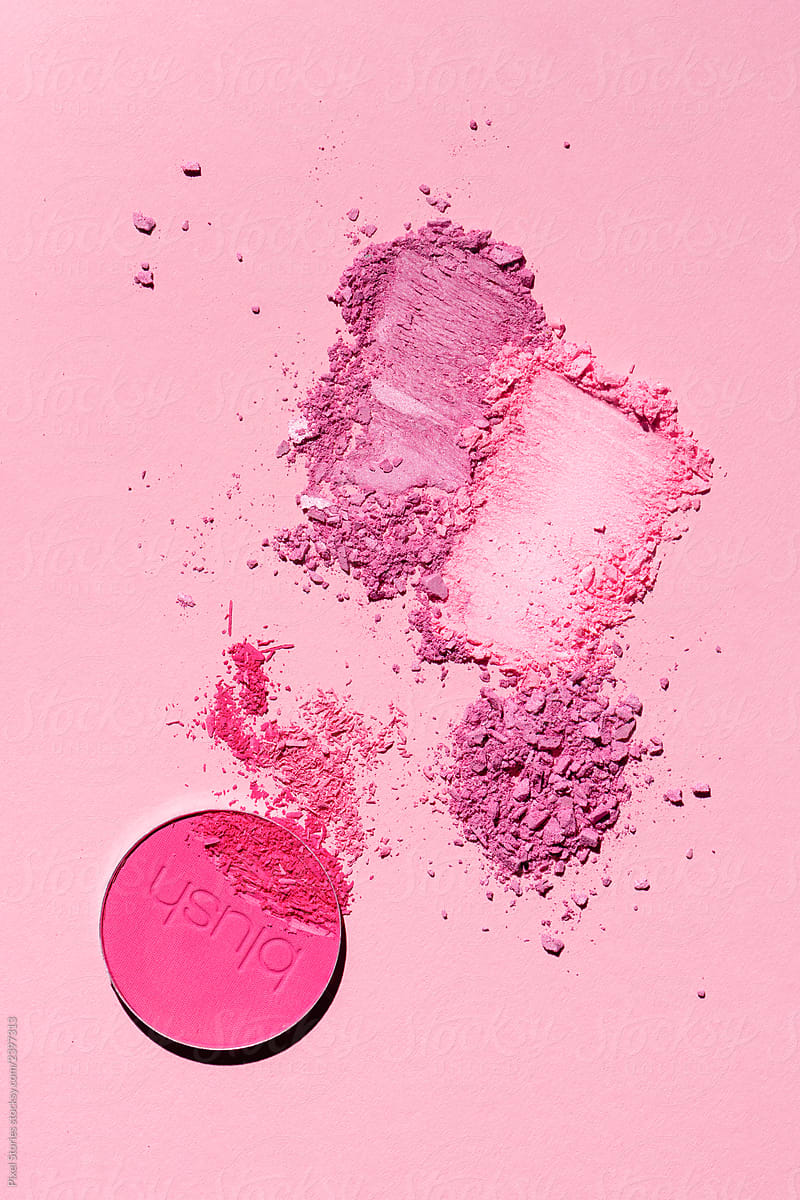 Shades of pink blush  powder