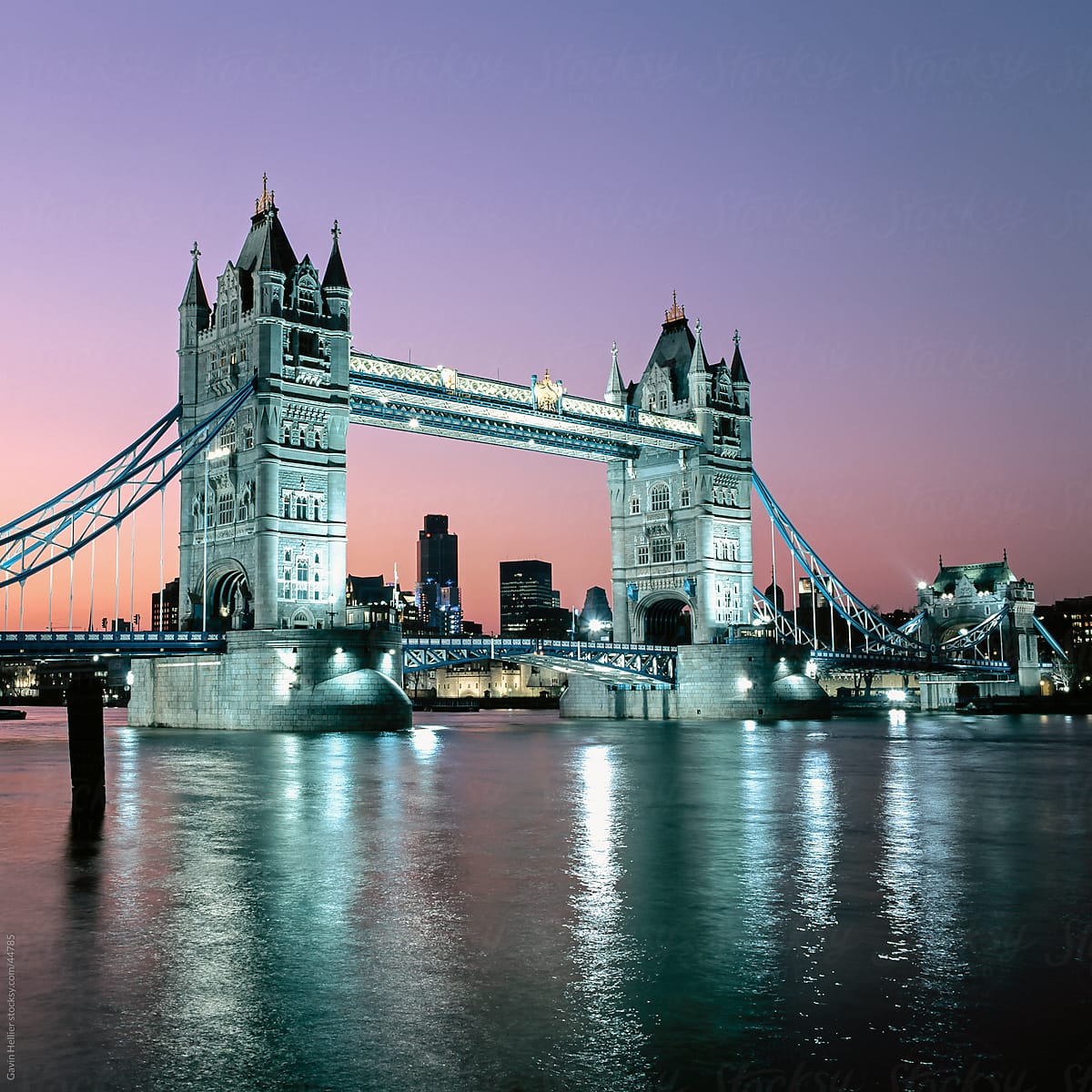 Tower Bridge and River Thames, London, England, UK, Europe