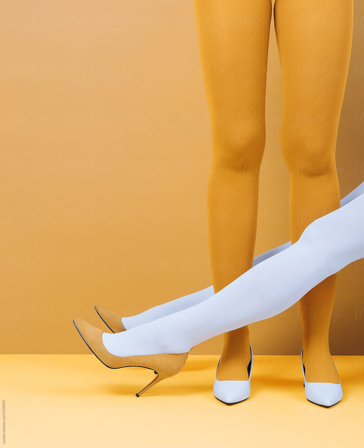 Women's Legs in Stiletto