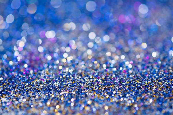 White Glitter Close-up by Stocksy Contributor Pixel Stories