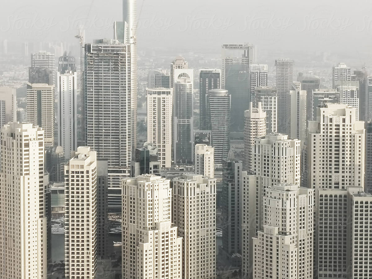 Dubai skyscrapers background