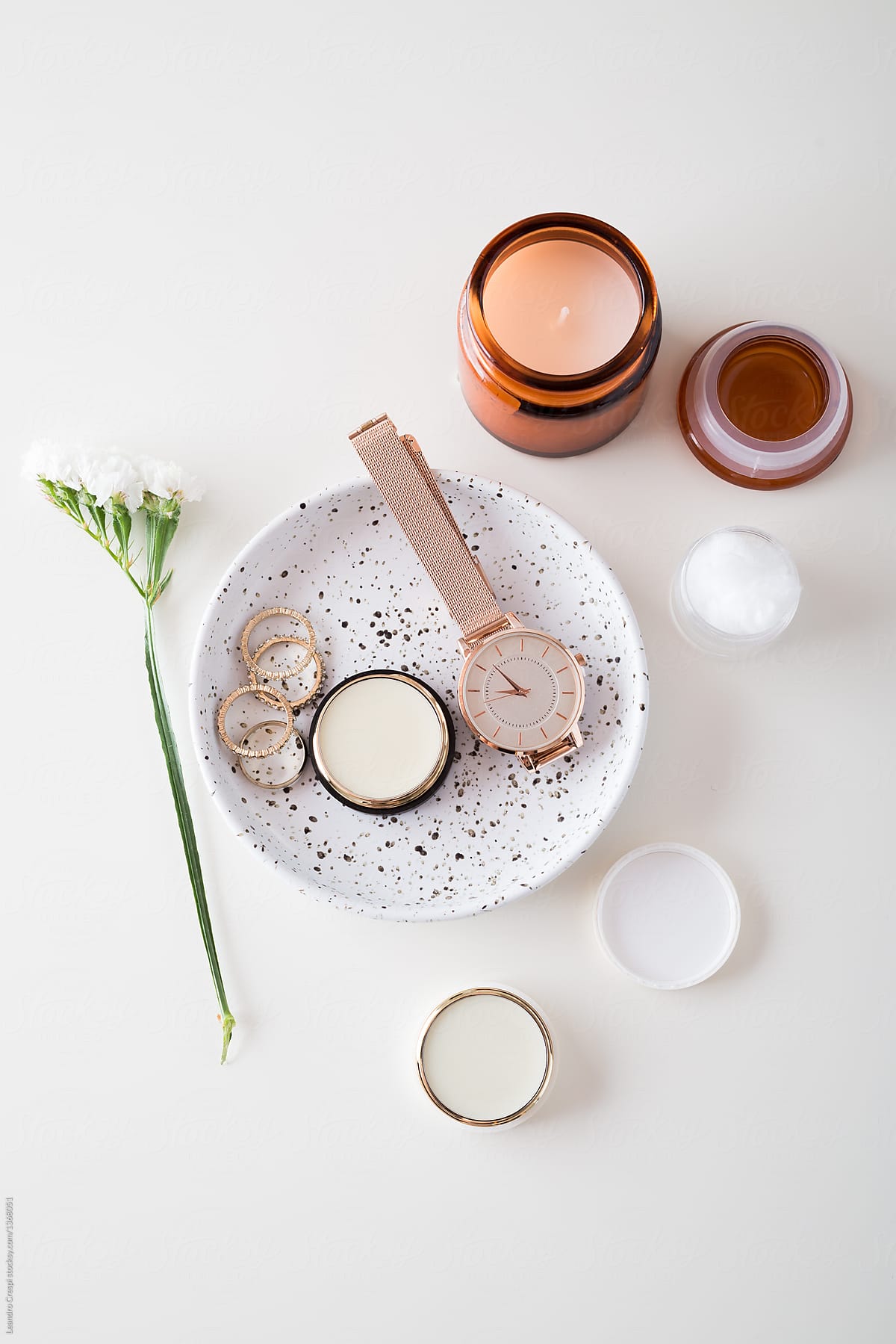Sidetable Skincare Products By Stocksy Contributor Ohlamour Studio Stocksy