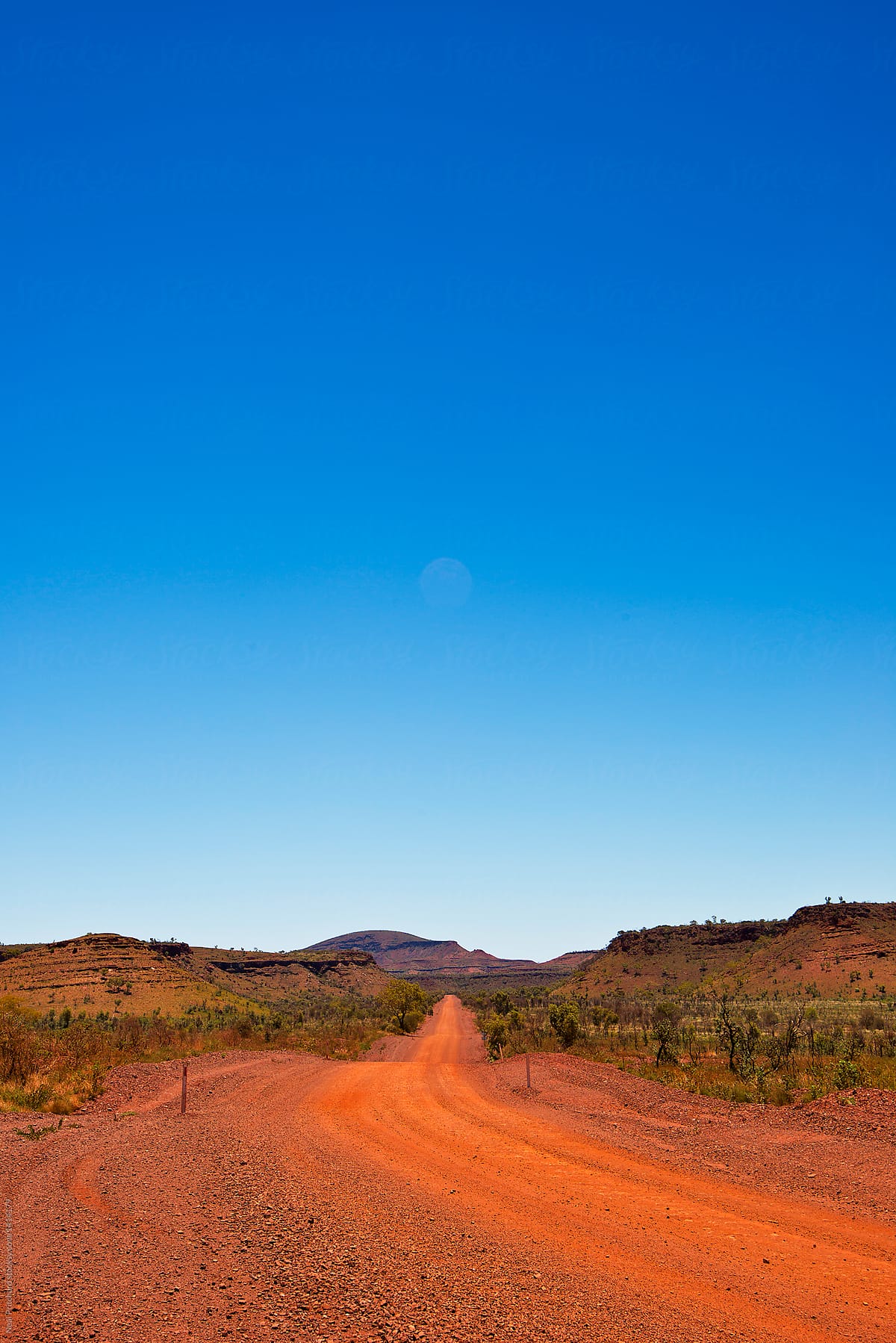 Outback Red Dirt Road Pilbara Western Australia