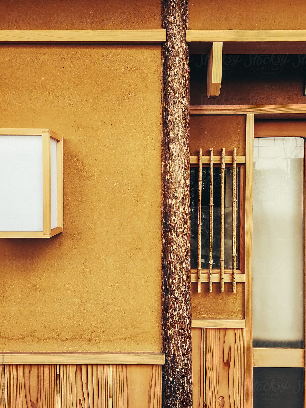 Japanese Aesthetics - Earthen House Wall Detail