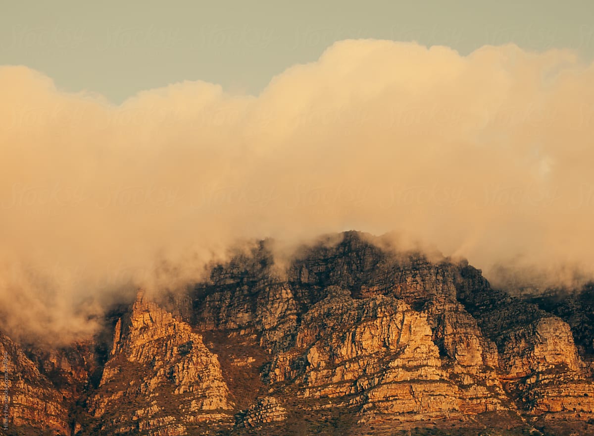 Table Mountain under Clouds