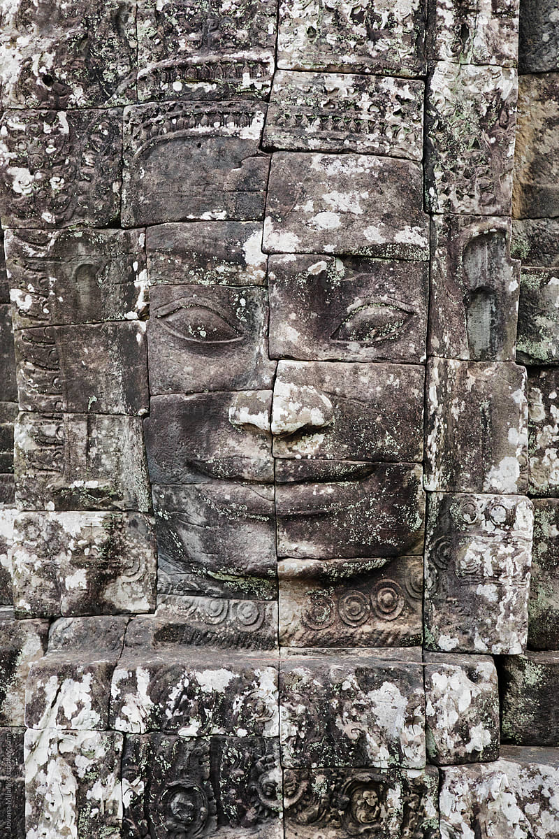 Smiley face of bayon temple
